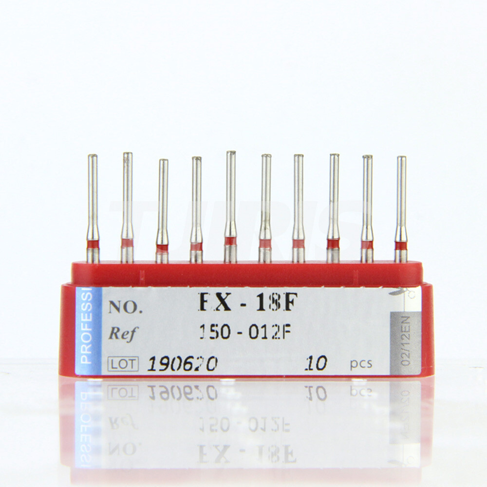 10pcs Dental Diamond Bur FG Standard End Cut head 1.2mm Medium/Fine Grit