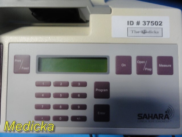 Hologic Sahara Clinical Bone Sonometer System W/ PSU, Phantom, Manual etc ~37502