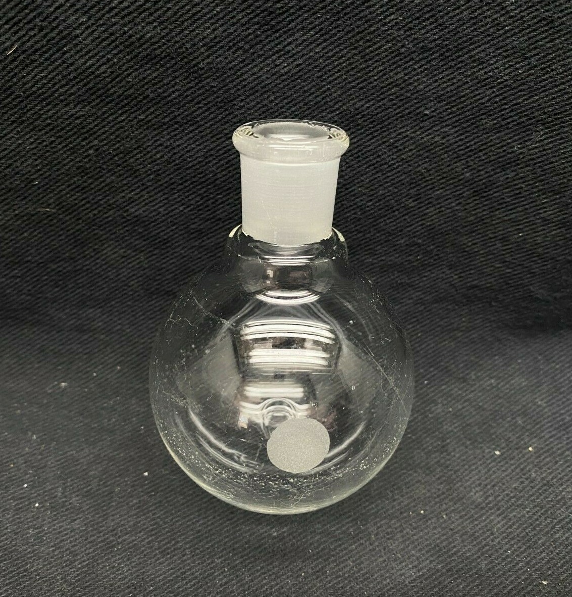 Chemglass 14/20 Joint 100mL Heavy Wall Glass Round Bottom Flask CG-1506-90, Chip