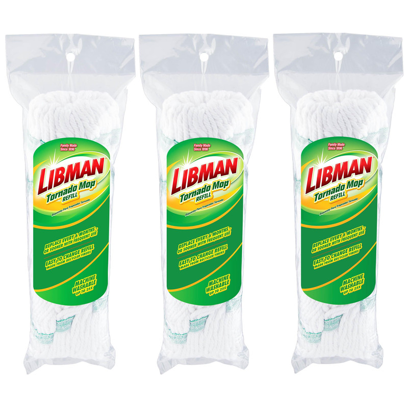 Libman Commercial Libman Tornado Mop Refill Direct Replacement Head For Libman