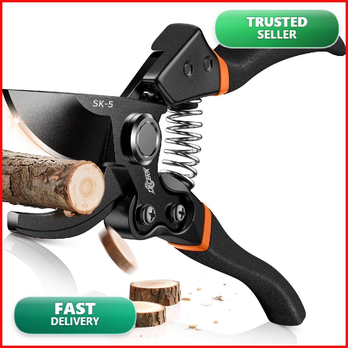 Decerk 8.5 Professional – 4X Easier Ultra Sharp Japanese Steel Titanium