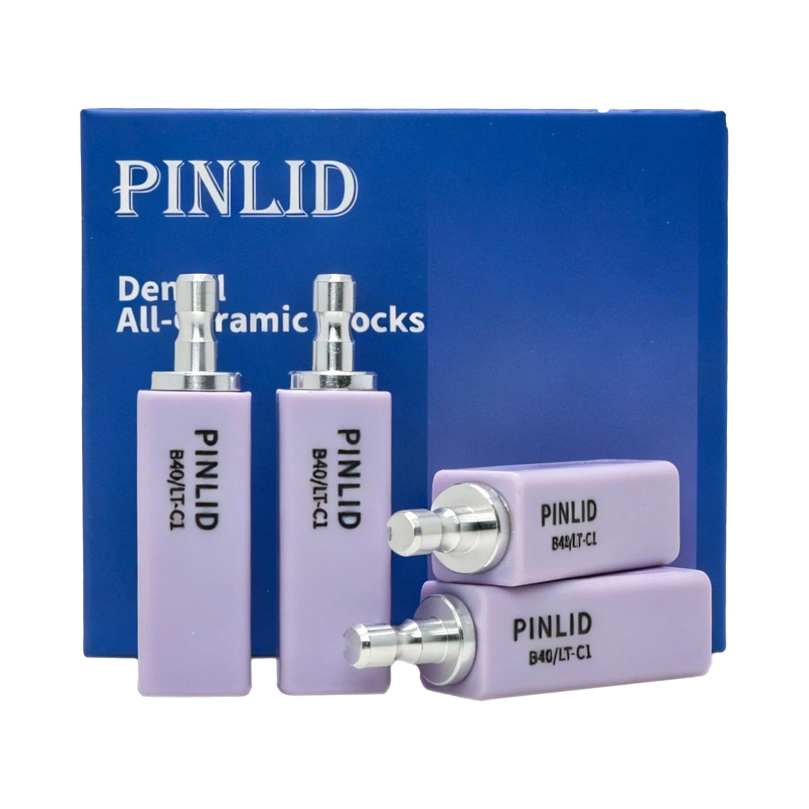 B40 Dental Emax Ceramic Blocks Lithium Disilicate Block CAD/CAM CEREC 4pcs/box