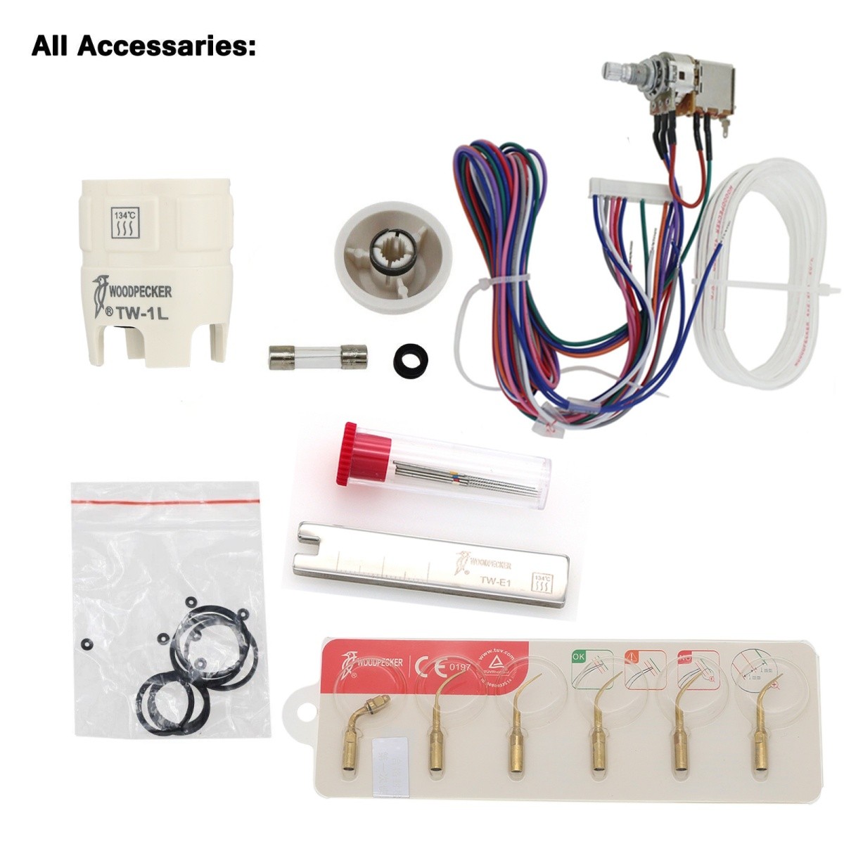 Woodpecker Dental Ultrasonic Scaler N2/N3 LED HW-5L Scaler Handpiece Chair Unit