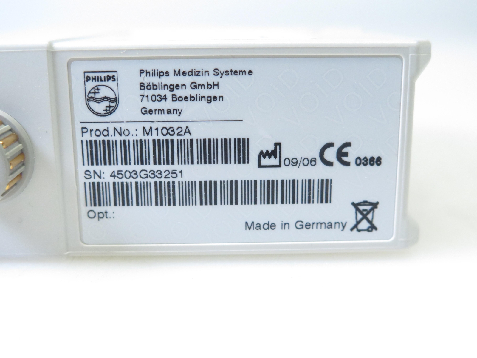 Philips M1032A Vuelink interface module Dräger Evita XL #2