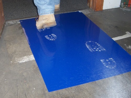 Sticky Mat Contamination 36X24 in Laboratory Clean Room Blue10 mats 300 Sheet Ta