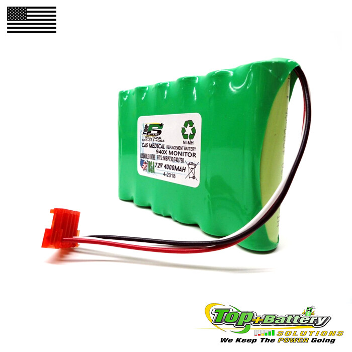 7.2V 3800mAh Replacement Battery For CAS 940X Monitor NIBP 730 740 Qty.6