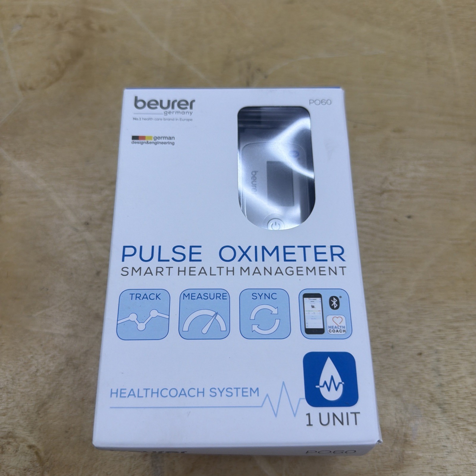 Beurer PO 60 Pulse Oximeter with Bluetooth- BRAND NEW