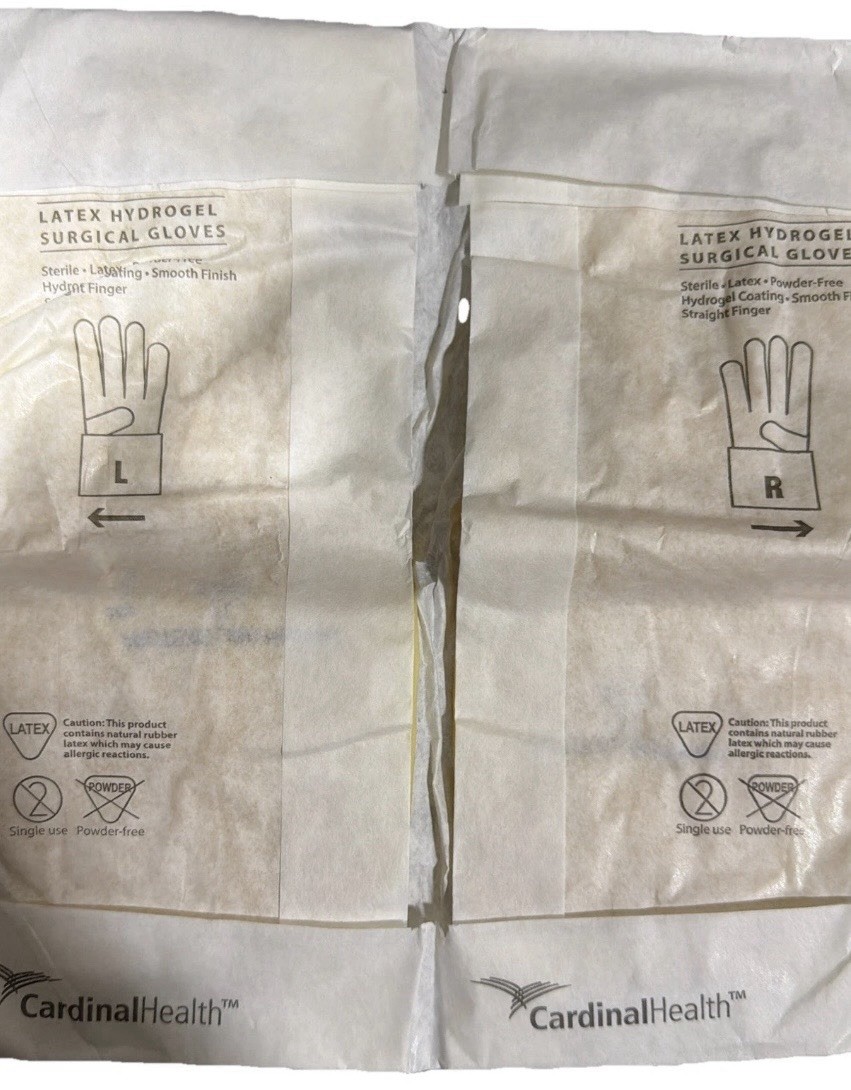 Protexis Latex Micro Nitrile Coating Gloves Size 7 1/2 Sterile 1 Box of 50 pairs