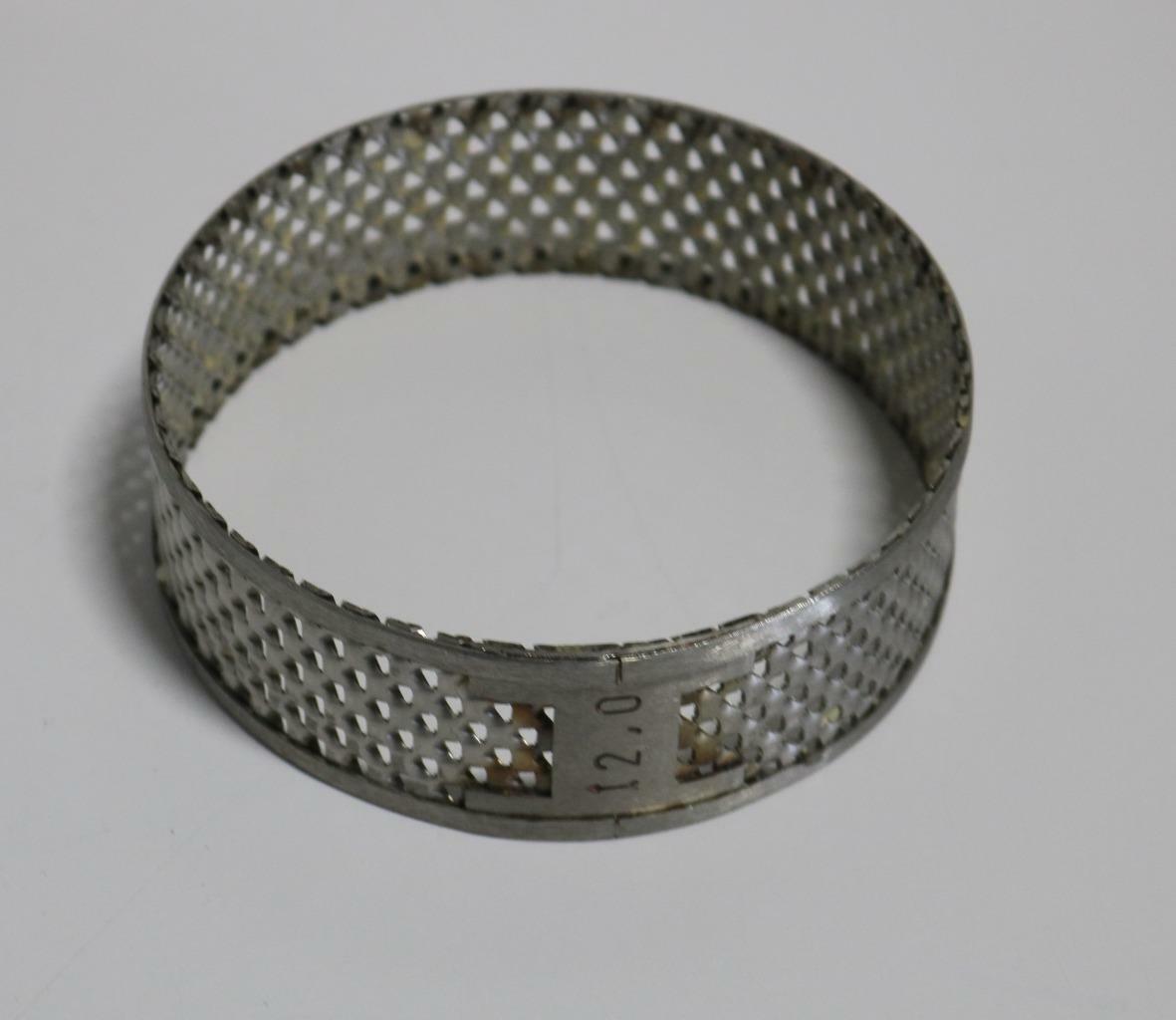 Retsch 2mm Stainless Steel Reinforced Ring Sieve 4″ Diameter x 1″