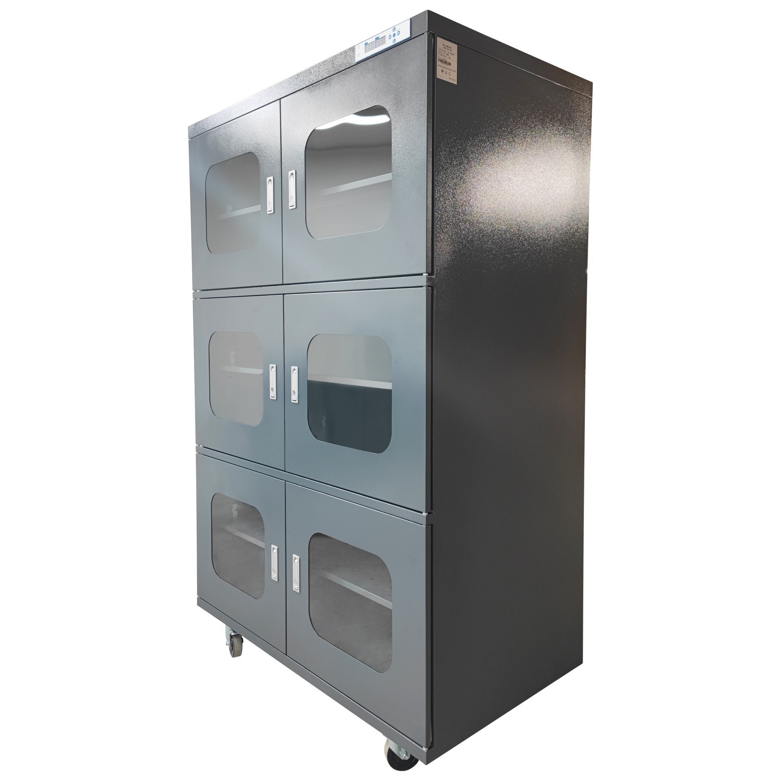 110V 1428L Electronic Dry Cabinet Industrial Ultra-Low Humidity 6 Door Dry Box