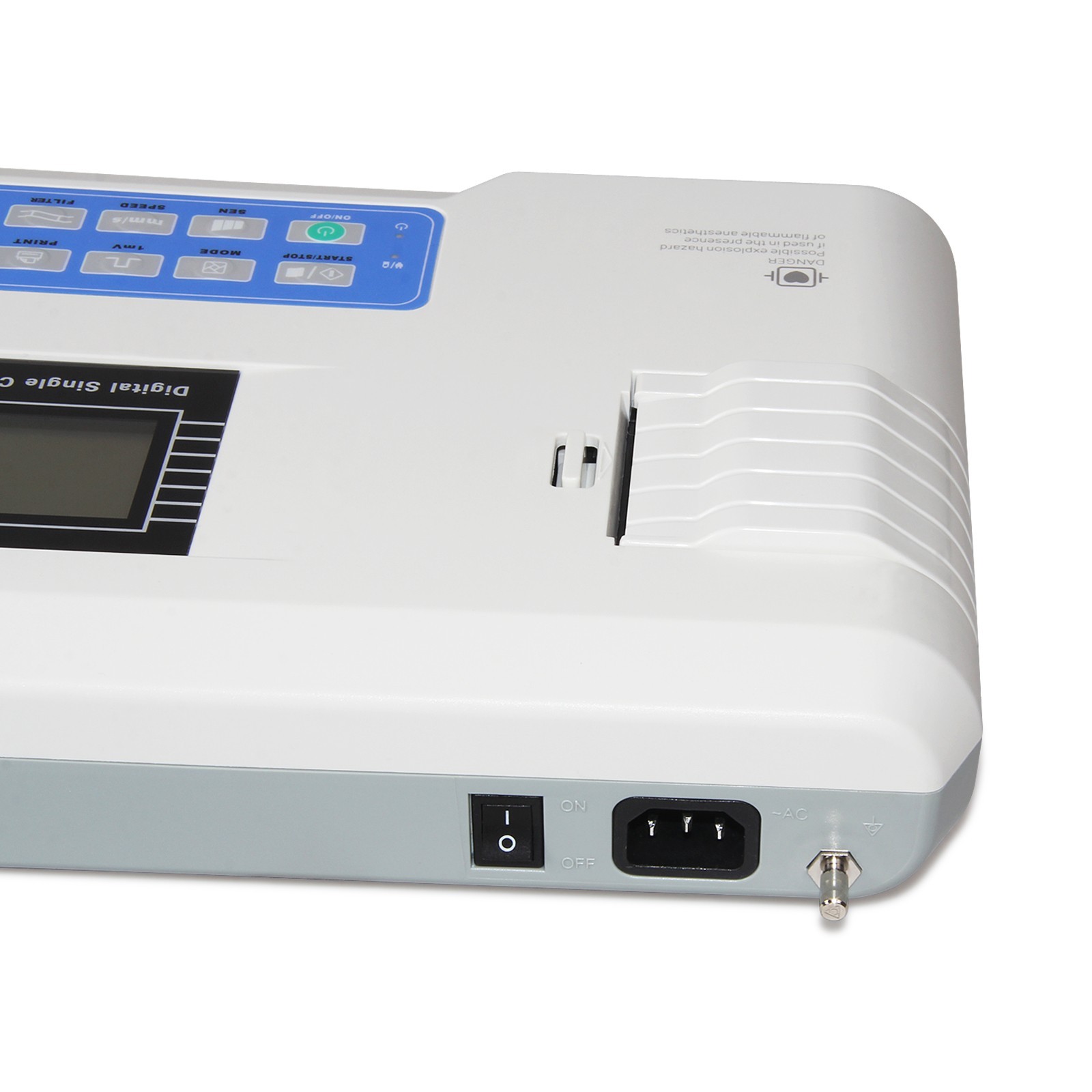 ECG100G 1-Ch 12-Lead Digital EKG Machine – Electrocardiograph for Clinic