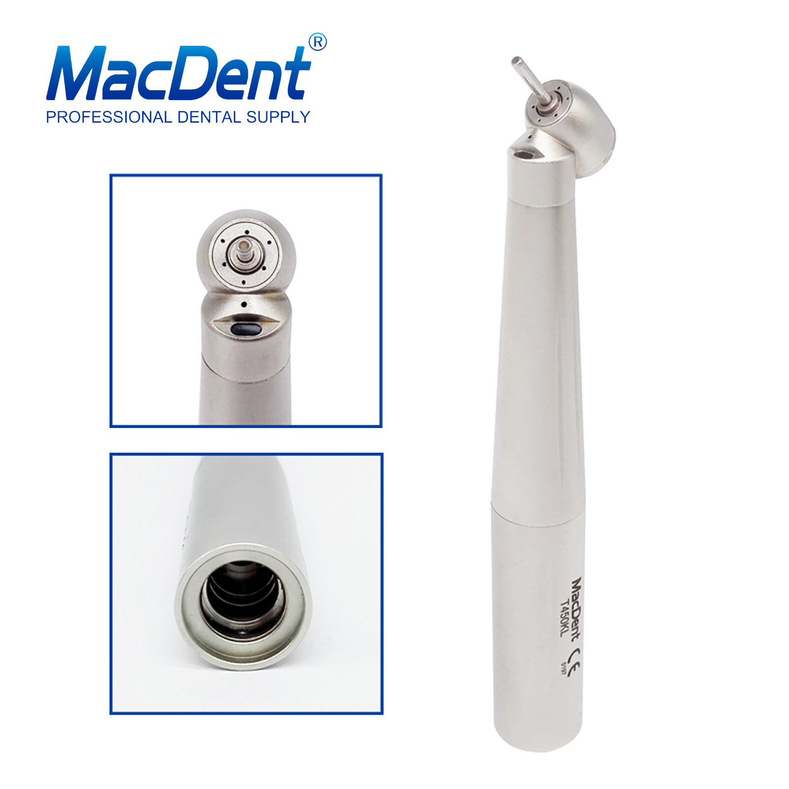 Dental 45 Degree Angle Surgical Handpiece KaVo NSK Coupler 4 Holes 6 Pins