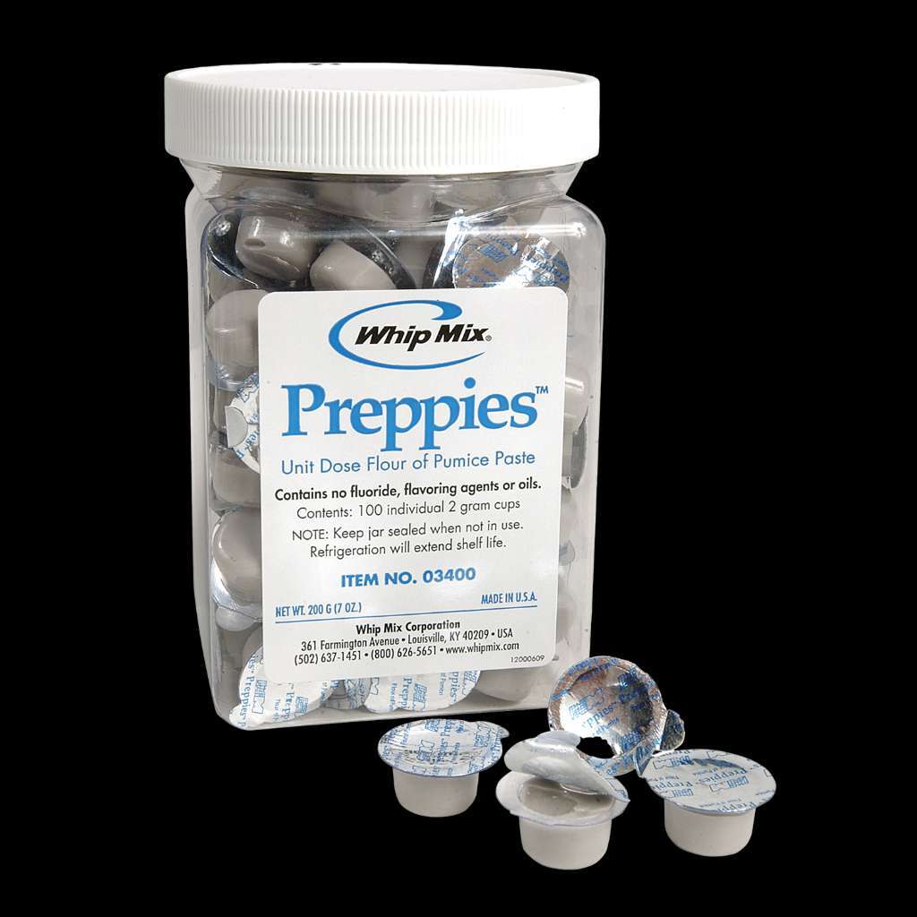 Whip Mix Preppies Flour of Pumice Paste non-fluoride stain remover 100x2gm