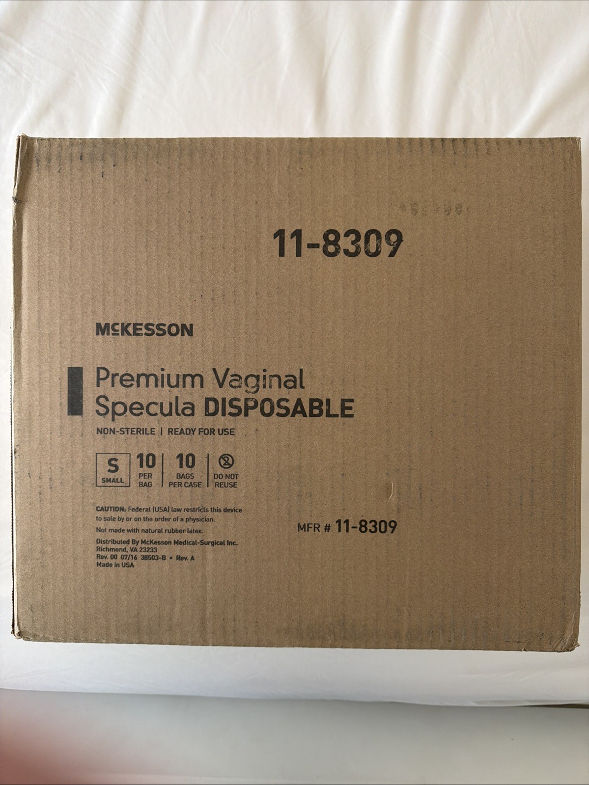 Vaginal Speculum McKesson, Size S, Without Light Source Capability