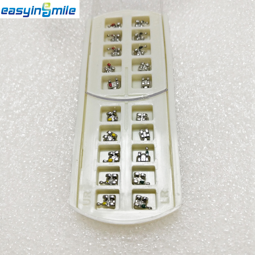 5 PK Dental Orthodontic Metal Braces Bracket Mini Roth/MBT 022 With Hooks 3 4 5