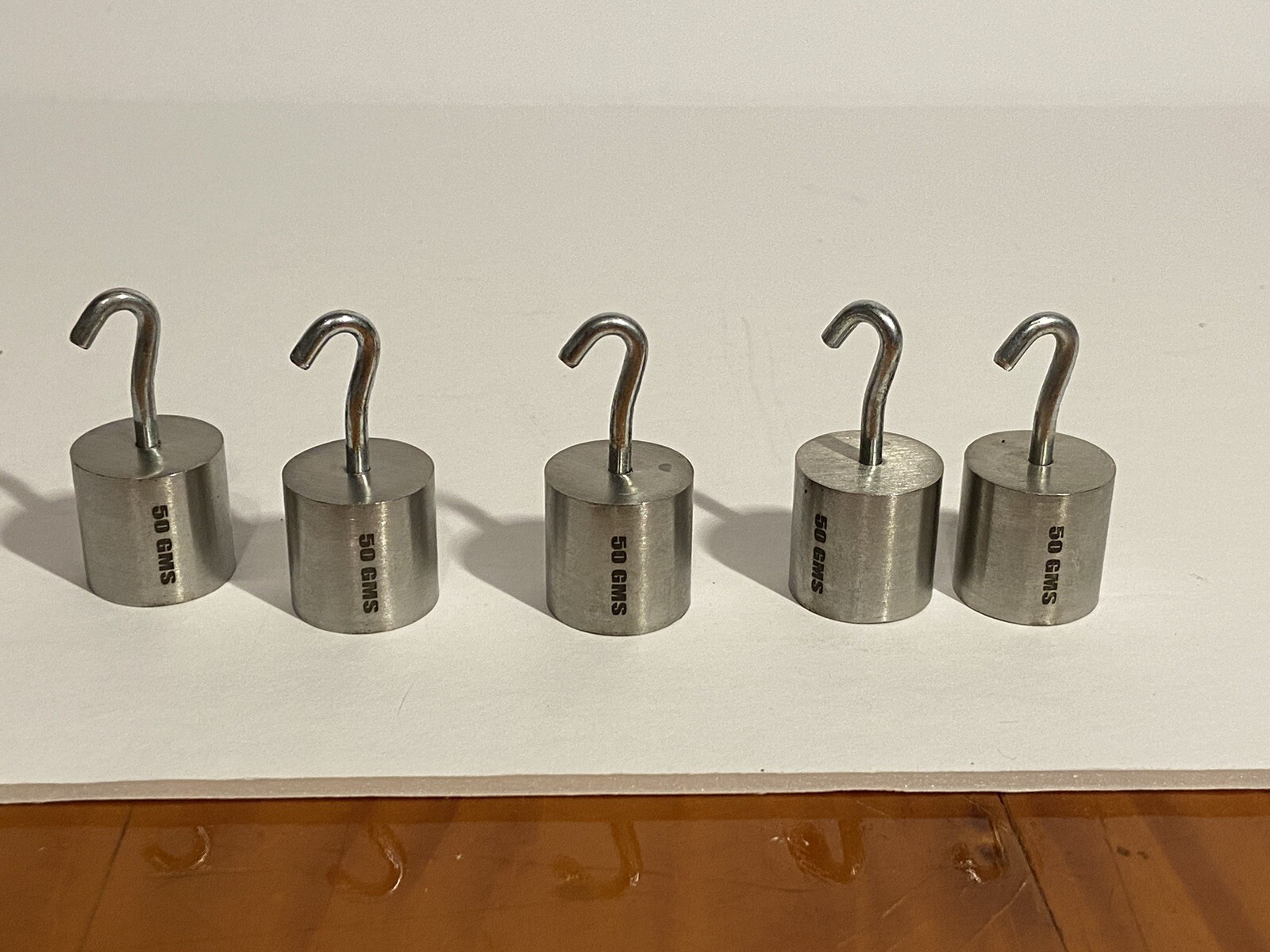5 Hooked Calibration Weight – Nominal Mass: 50 Grams