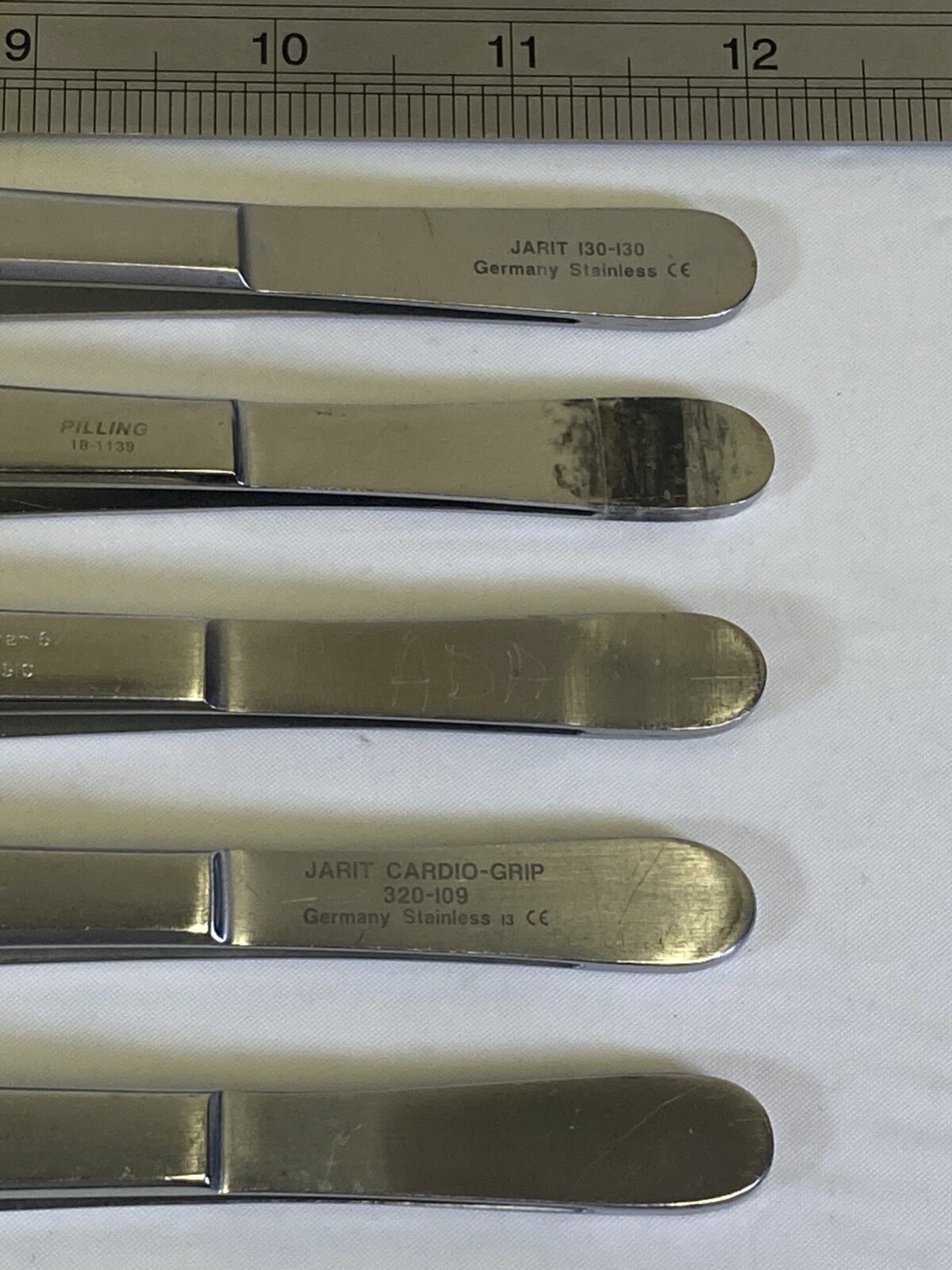 47 Piece Jarit Pilling Weck Codman Extra Long Instrument Set w SterilizationTray