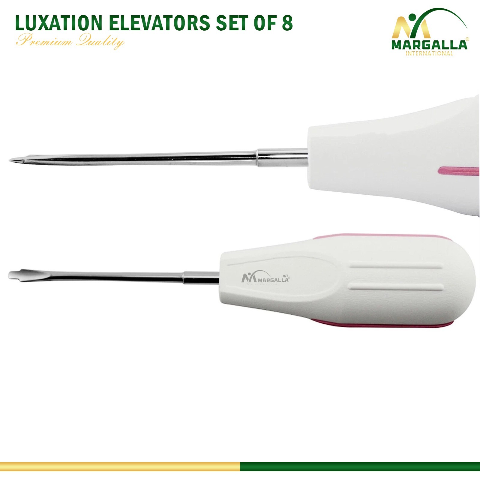 10 PCS White Dental Root Elevators Oral Surgery PDL Luxating Tooth loosening