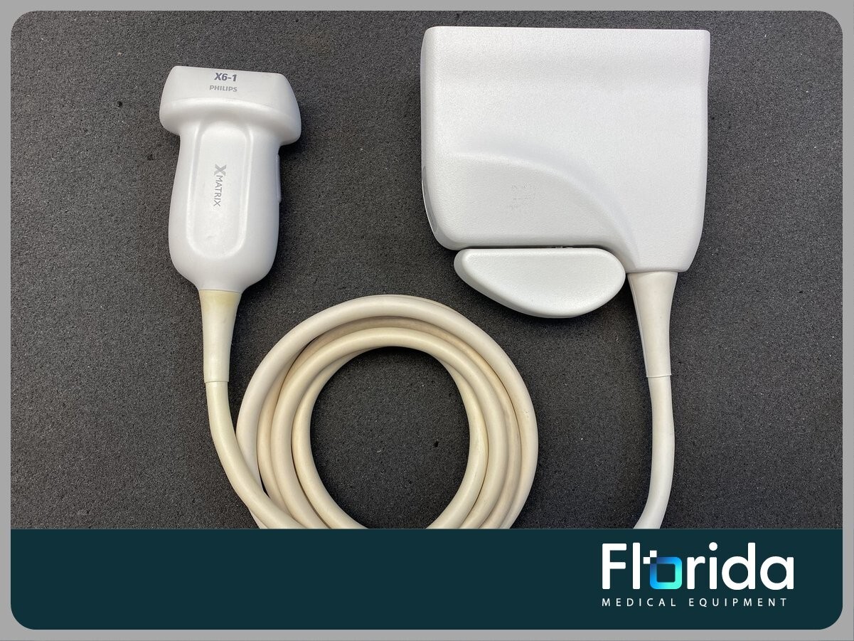 PHILIPS X6-1 XMATRIX CARDIAC ULTRASOUND TRANSDUCER PROBE 453561247505 iU22