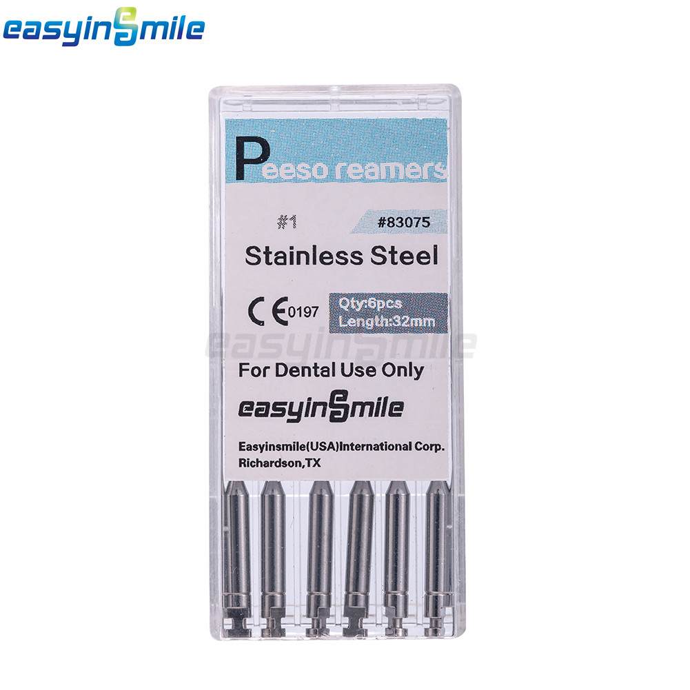 10Pks Dental Endo Pesso Reamers/Glidden Gates Spiral Root Canal Drill 32MM #1-#6