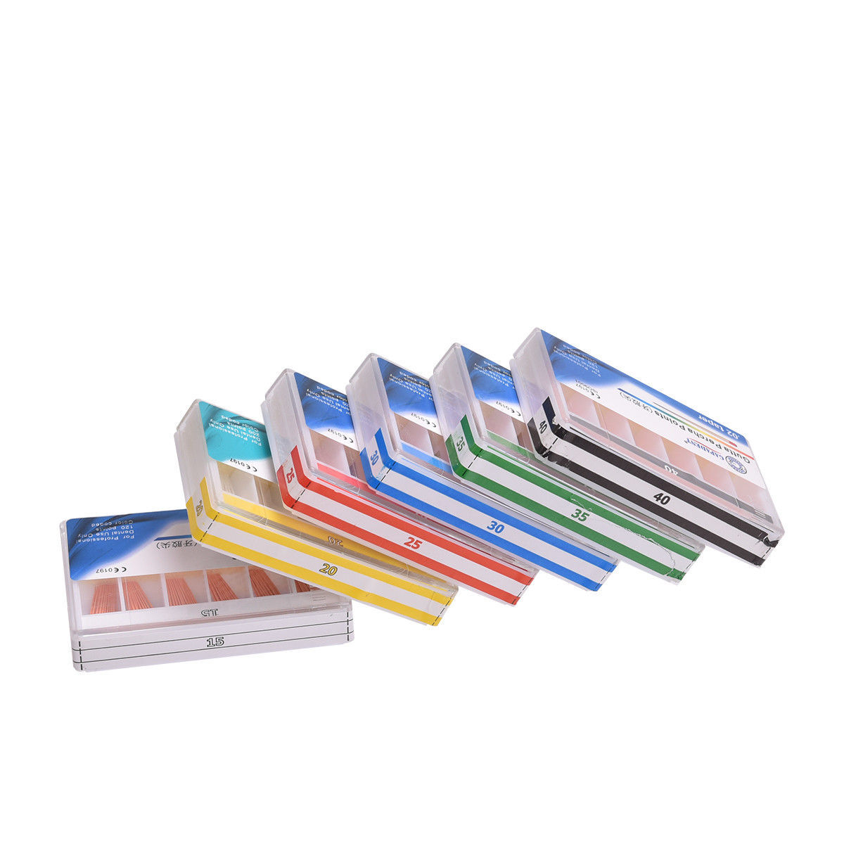 Dental Endo Root Canal Gutta Percha Points / Absorbent Paper Points Taper 0.02