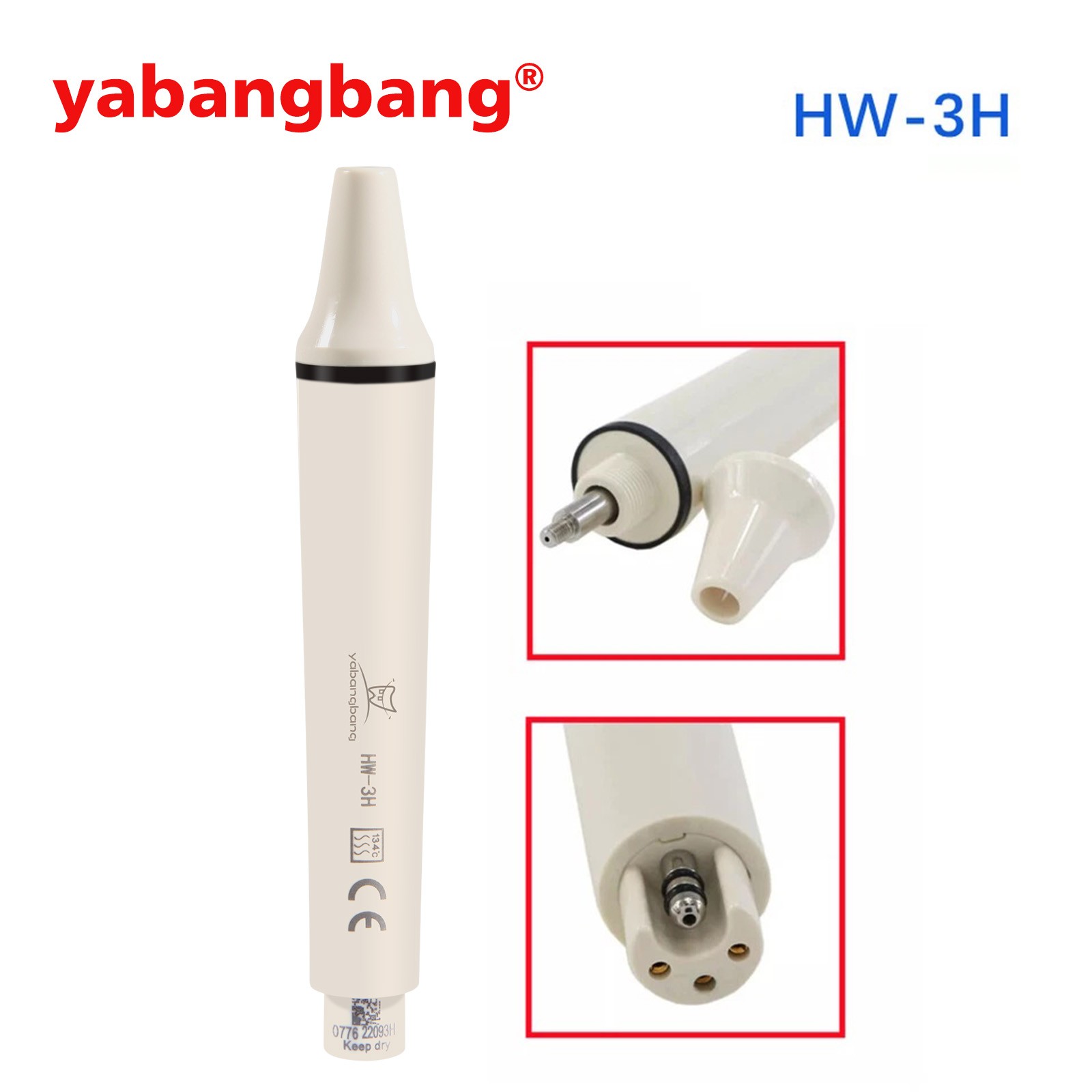 Dental Ultrasonic Piezo Scaler Handpiece Fit WOODPECKER EMS Cavitron Tips CE
