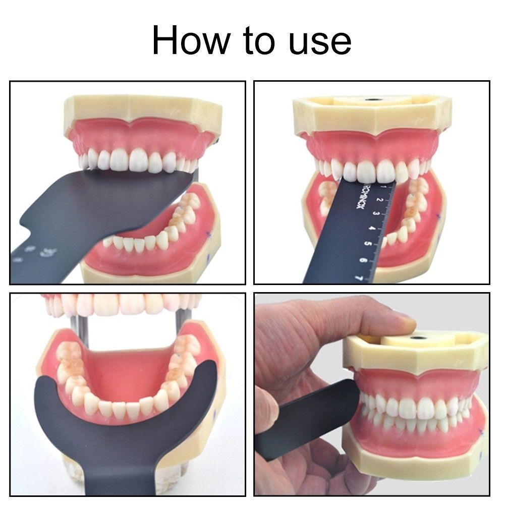 Dental Photo Contrast Palatal Black Background Board Flexible Photography C-ABCD