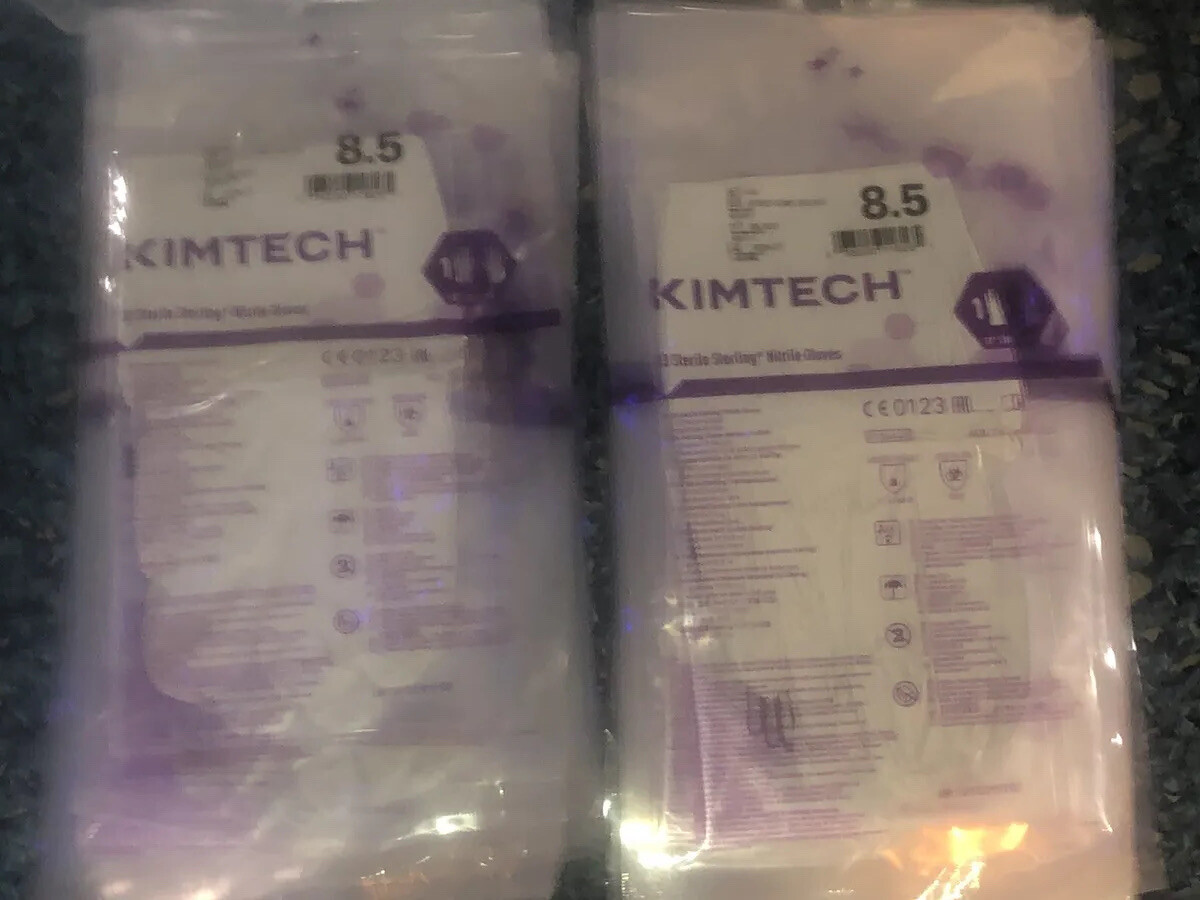 KIMTECH Pure G3 Sterile Sterling Nitrile Gloves Size 8.5 12” 240 pairs