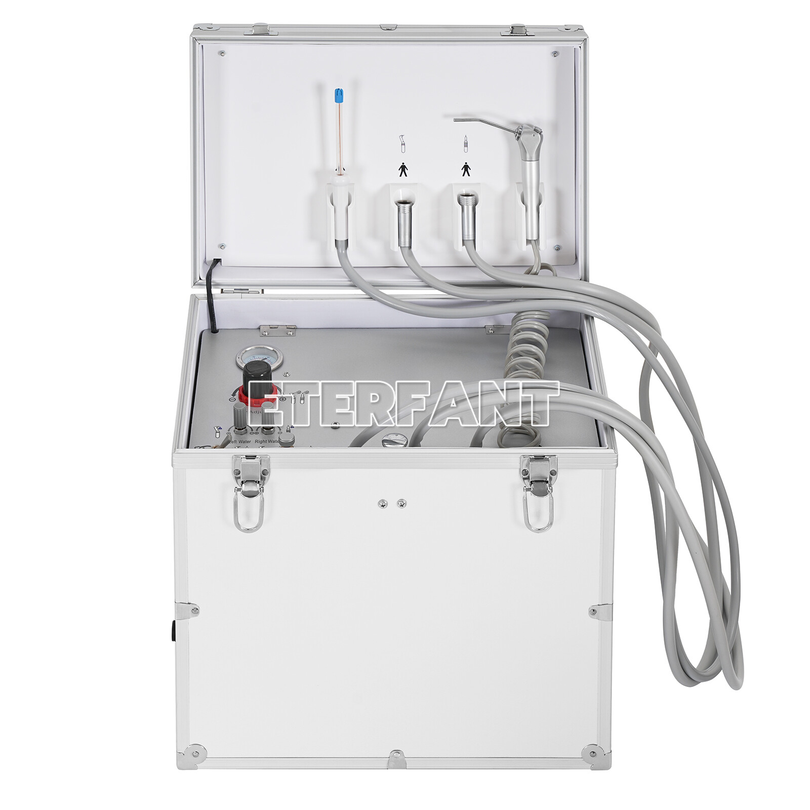 Dental Portable Delivery Unit Air Compressor Suction System 4 Holes BD-402 US