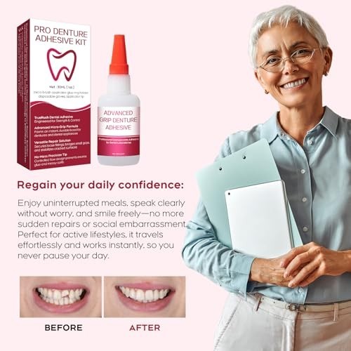 Fast-Setting Instant Bonding Glue for Dentures & Lab Tools – 15-60 Sec Repair, L