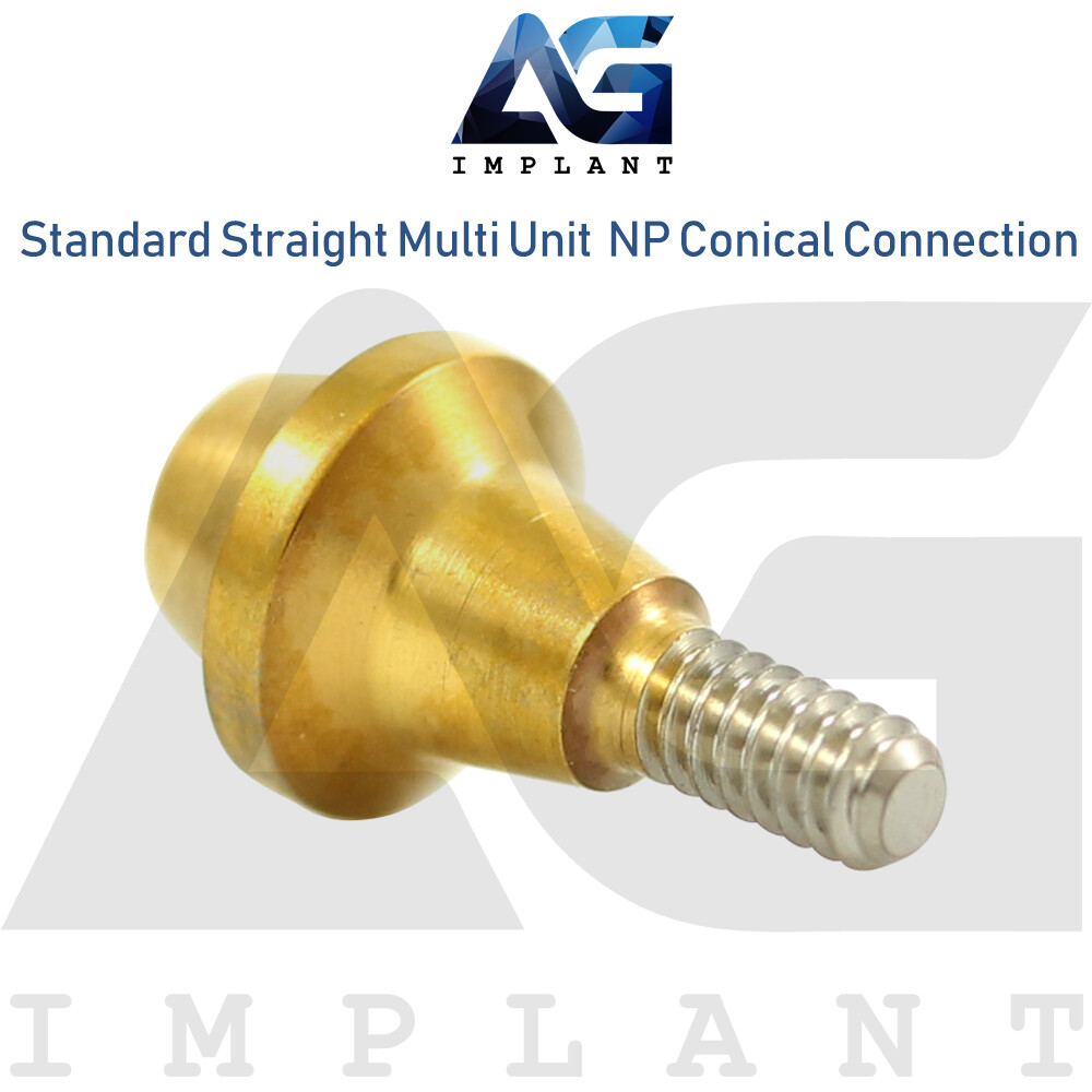 Standard Multi Unit Abutment Conical Connection NP Titanium Set Dental