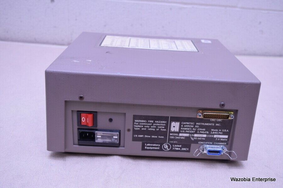 CAPINTEC INSTRUMENT MODEL CRC-12 LABORATORY DIGITAL RADIOISOTOPE CALIBRATOR