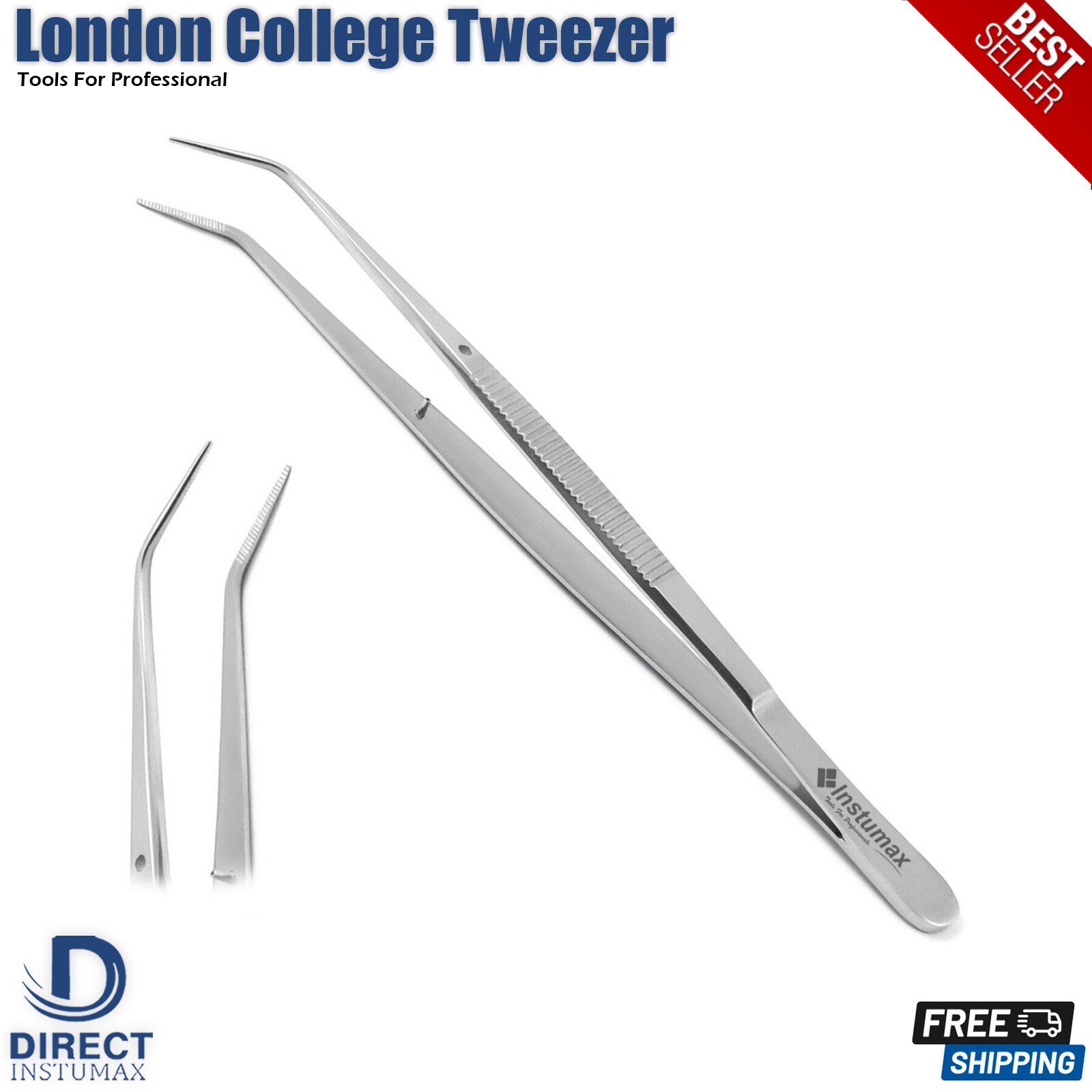 Dental Examination Kit Basic Hygiene Tweezer Mirror Probe Cleaning Tools 3PCS