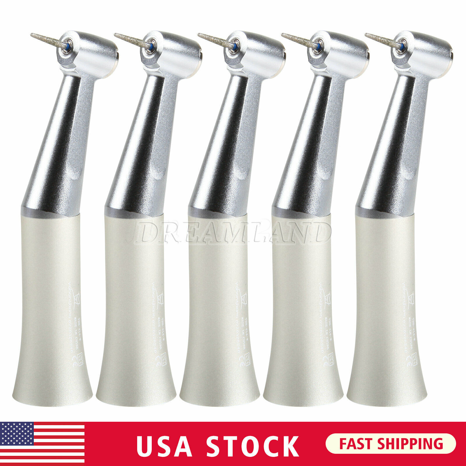 1-5* Dental Slow Speed Push Contra Angle Handpiece For NSK 1.6mm Friction Grip
