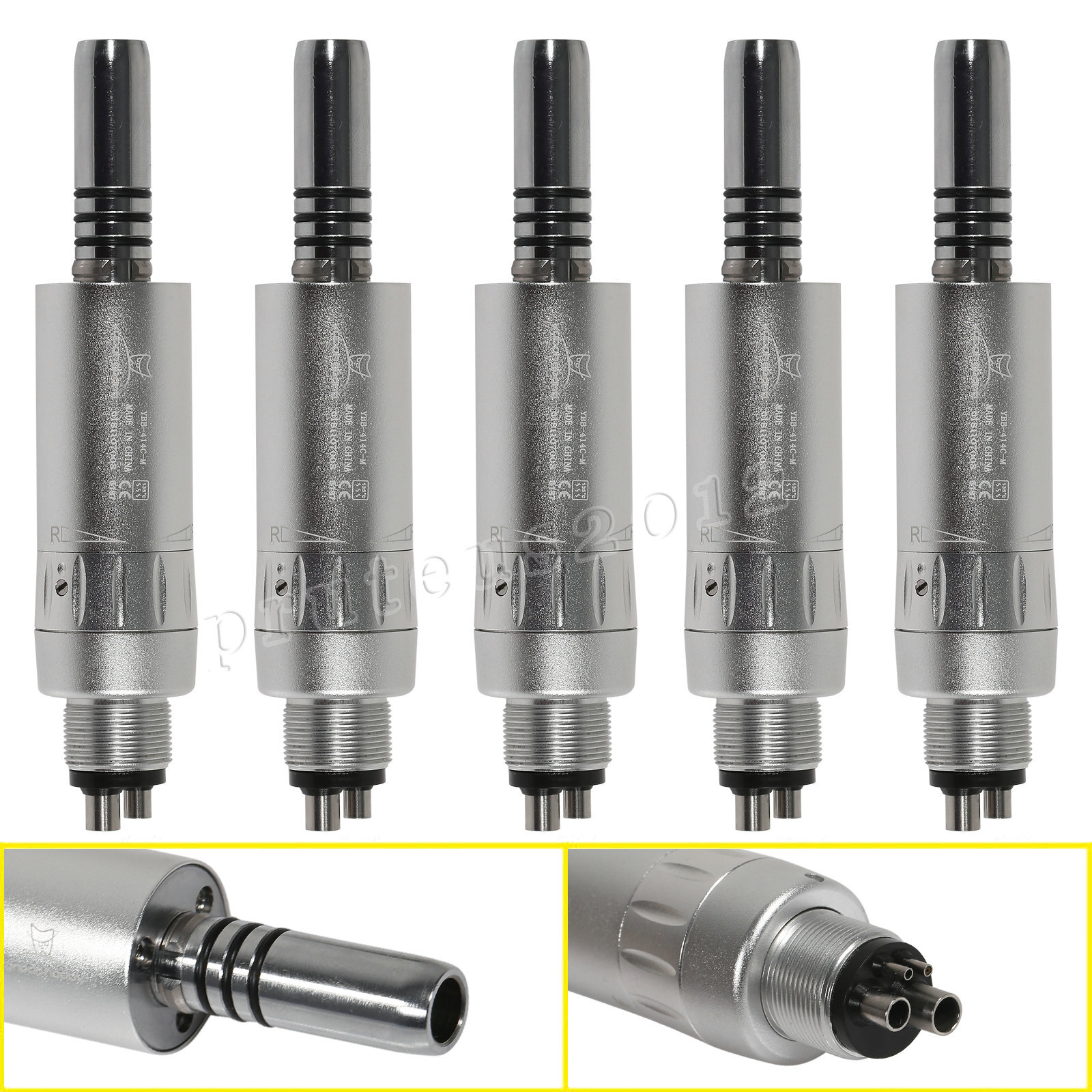 Dental E-type Air Motor Slow Low Speed Handpiece 4 Holes Inner Water Spray USA
