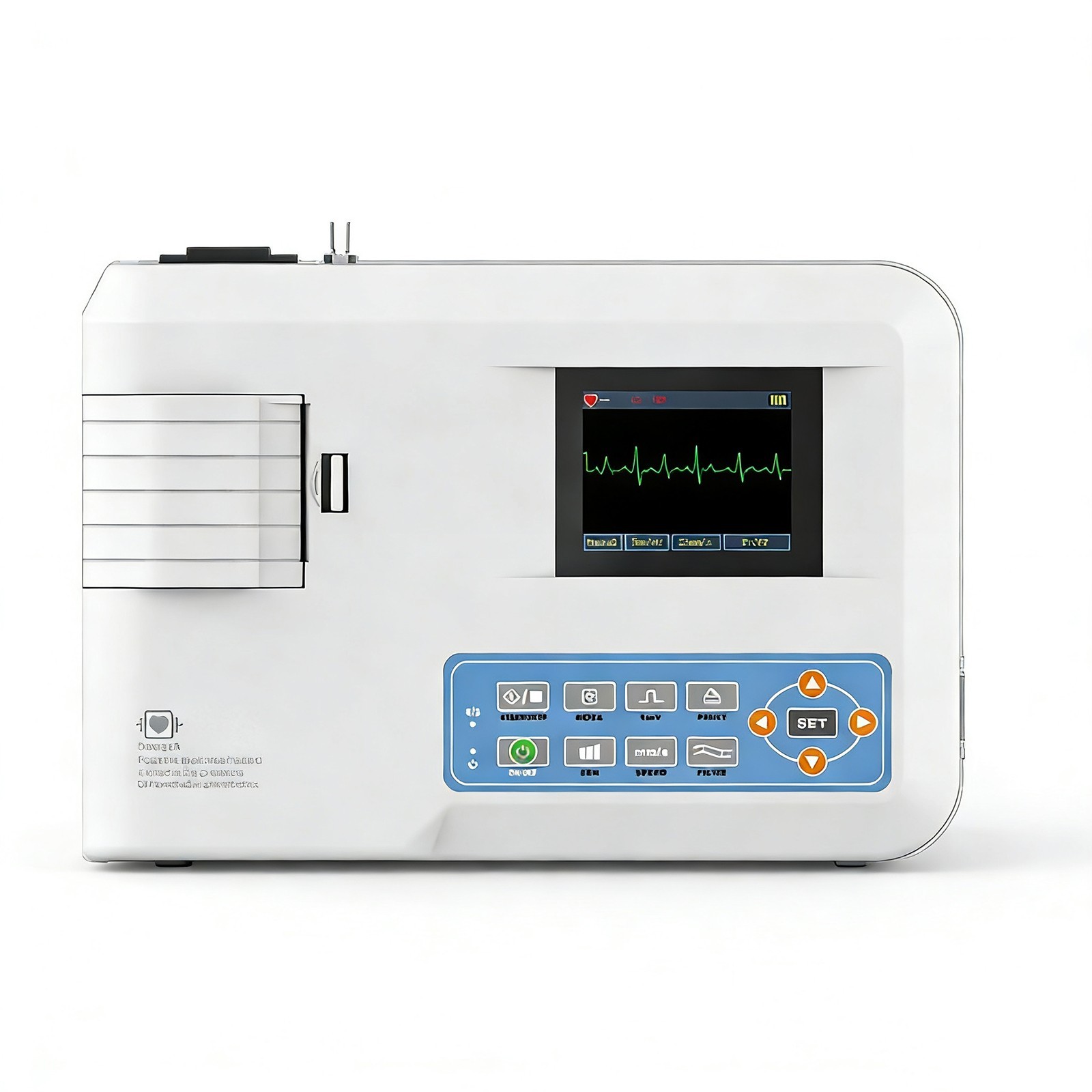 Medical Electrocardiograph – 1-Channel 12-Lead Digital EKG Machine