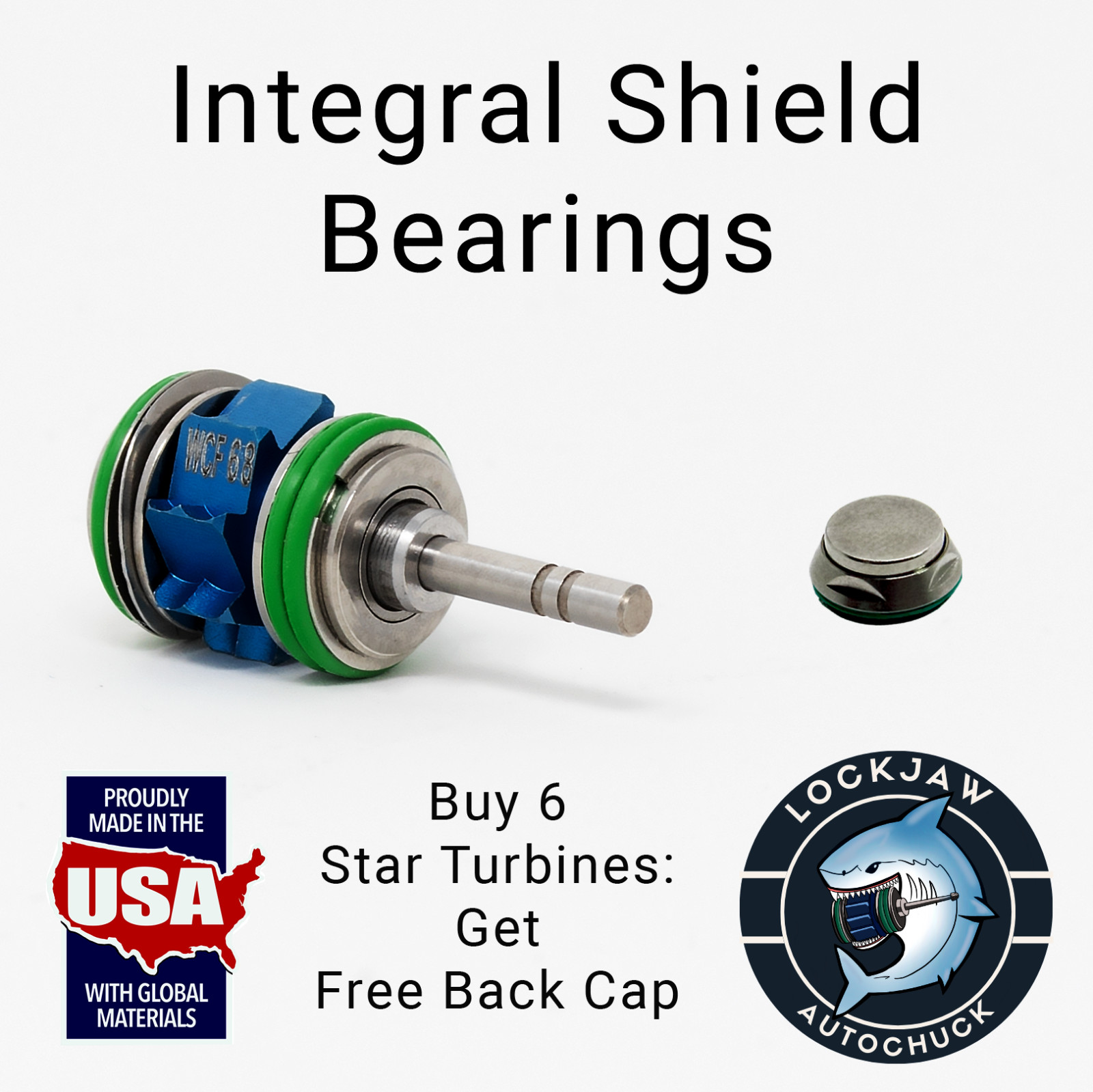 Star Dental 430SWL Turbines LubeFree Integral Shield Buy 6 & Get a FREE BACKCAP
