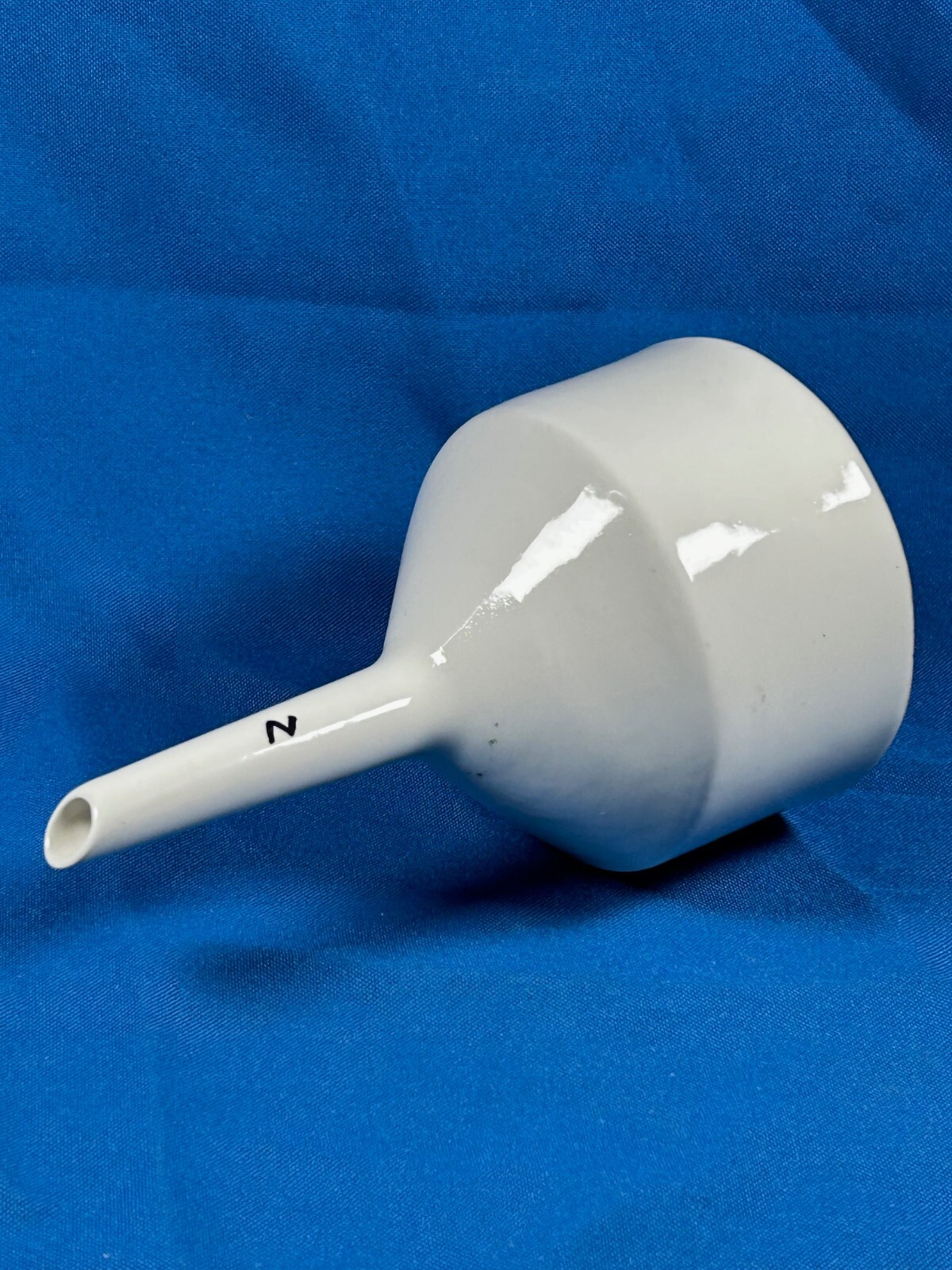 Funnel, Büchner, porcelain ceramic, id. 85 mm, 200 mL, COORS, Quality Lab Item