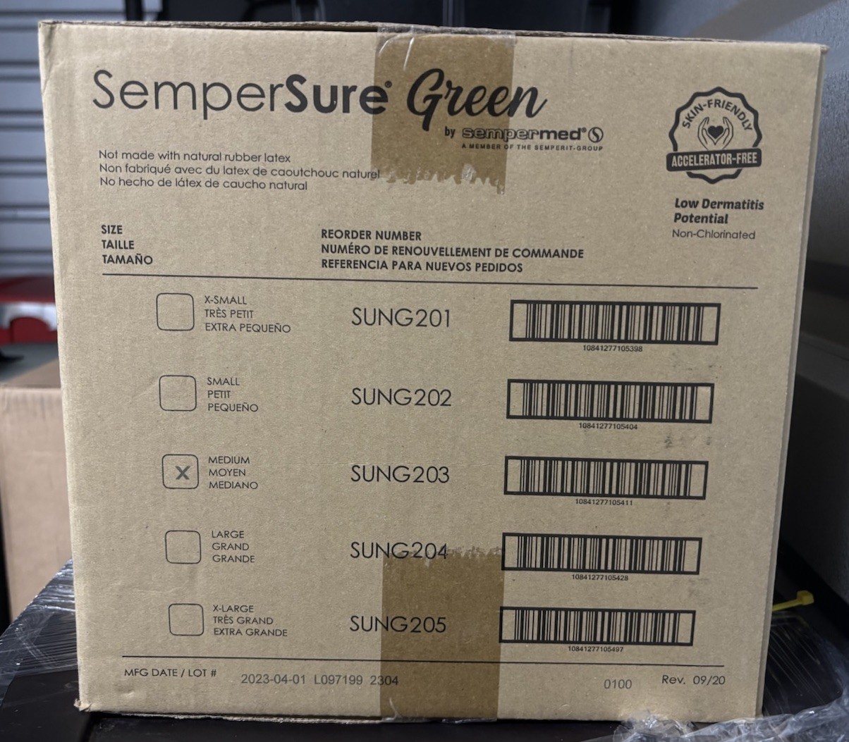 Medium Nitrile Gloves (Case)
