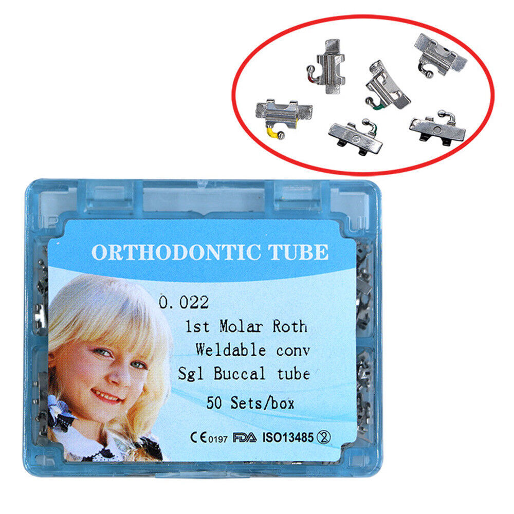 1-10 boxes Dental orthodontic 0.022 roth welding convertible single buccal tube