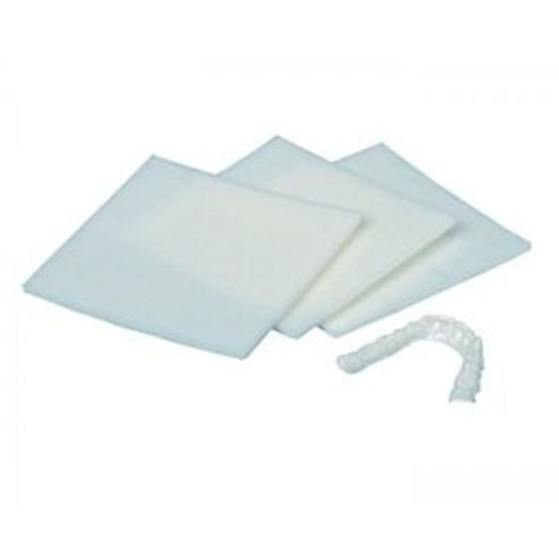 Buffalo Dental .080″ Clear Thin EVA Mouthguard Material, 5″ x 5″, Box of 100