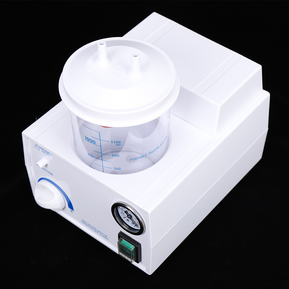 Portable Phlegm Suction Unit Medical Aspirator Homecare Tabletop Phlegm Mucus