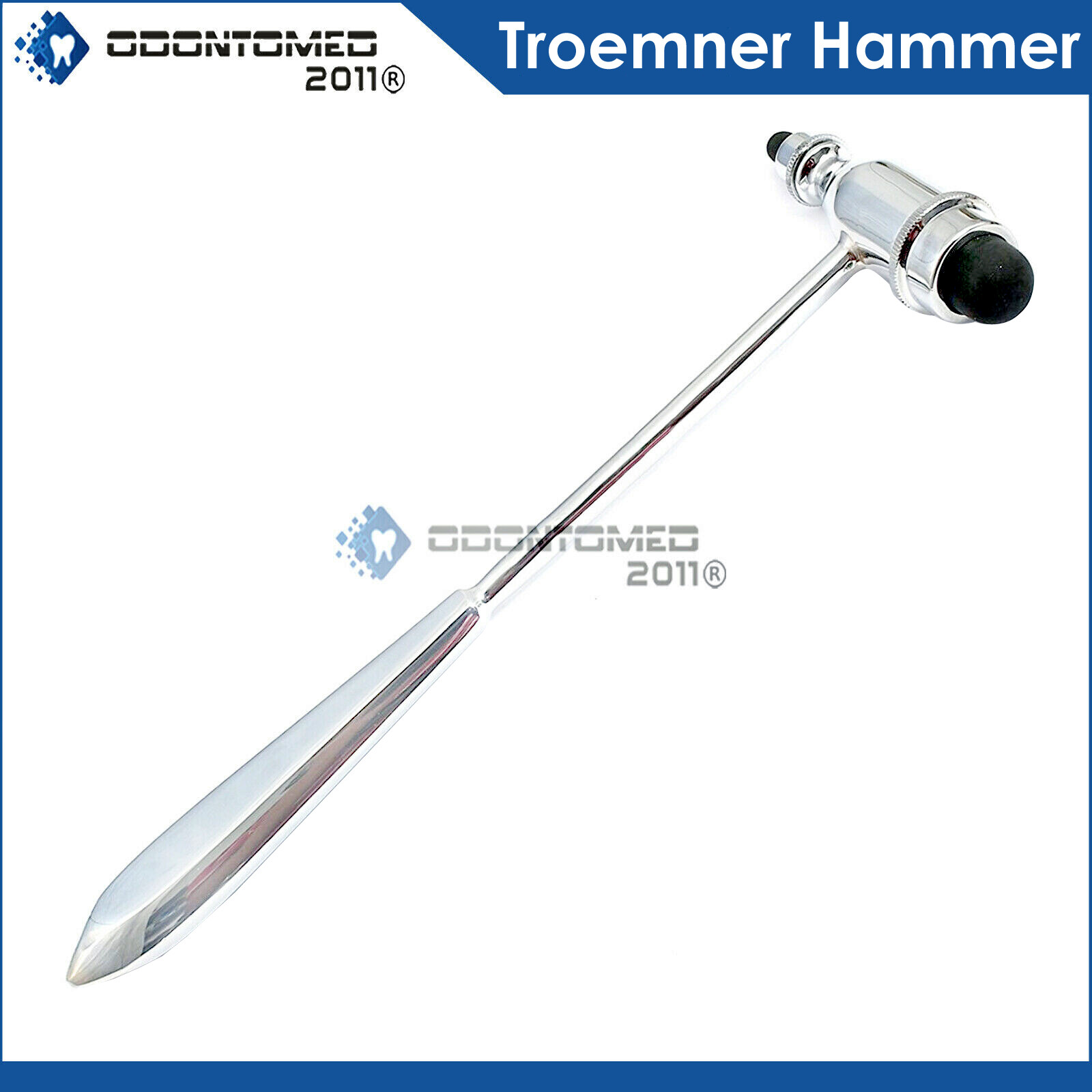 Troemner Hammer 9.75″ Percussion Reflex Rubber Small/Large Head Diagnostic Tools