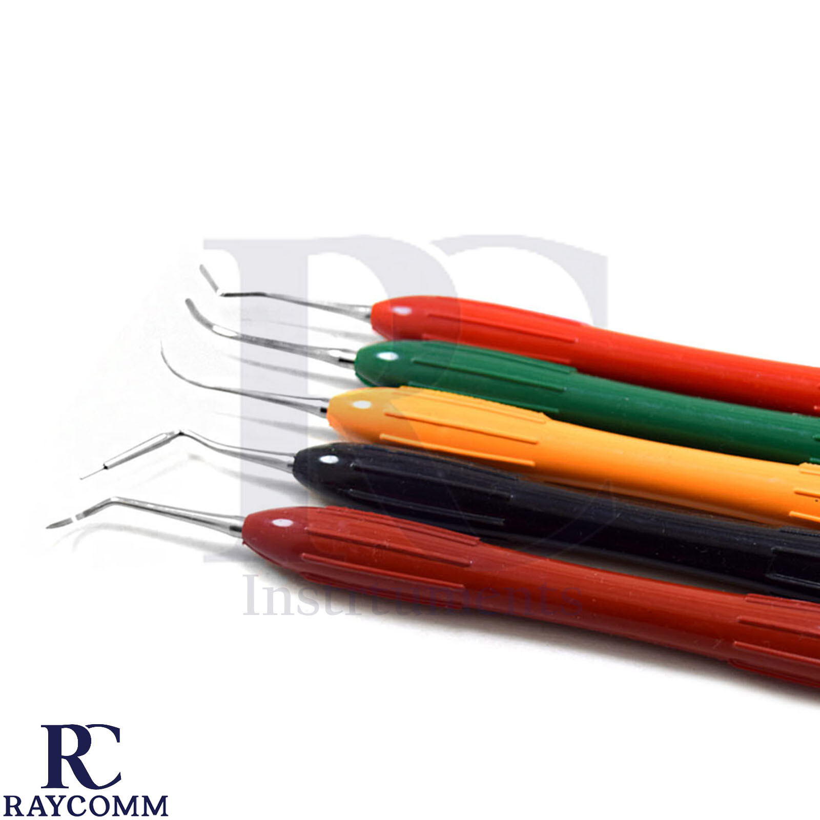 MEDSPO Dental Composite Filling Instruments Restorative Silicone Handle Tools
