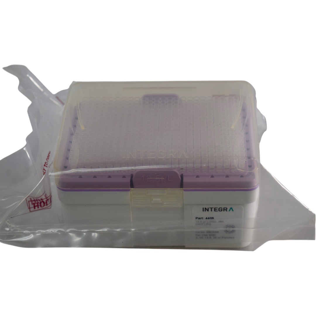 NEW INTEGRA 4405 12.5uL GRIPTIPS Sterile Filtered Long Pipette Tips Pack of 384