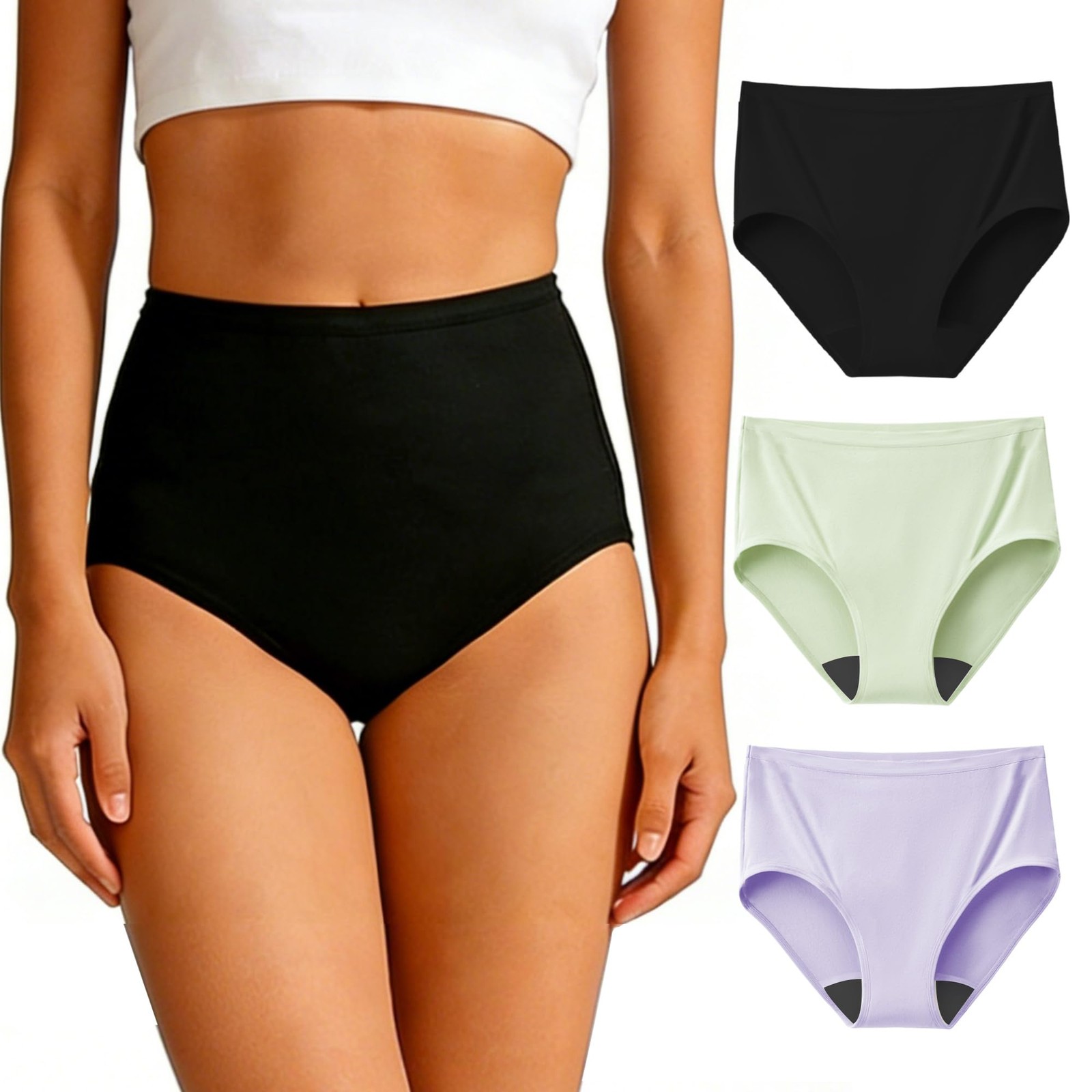 Battewa Oeko-Tex Certified Incontinence Underwear For Women Cotton Leak Proof