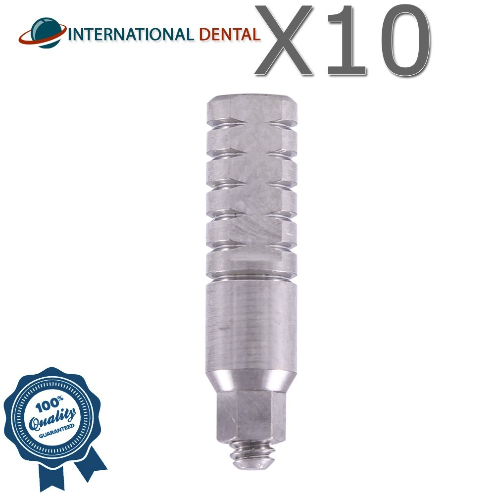 10 Straight Slim Platform Abutment Dental Fixture Int Hex 2.0mm Connection