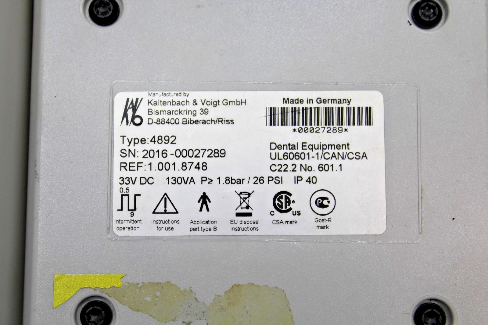 QTY-3 KaVo Electrotorque Plus 4892 Dental Control Units ONLY **READ** T9-C11