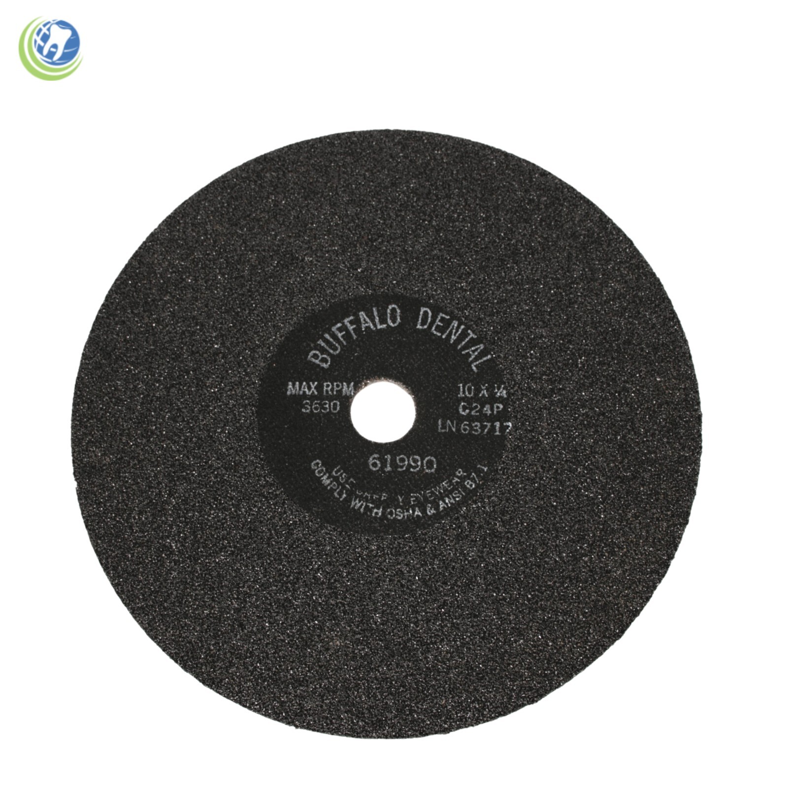 BUFFALO DENTAL LAB MODEL WET TRIMMER ABRASIVE GRINDING DISC WHEEL 10″