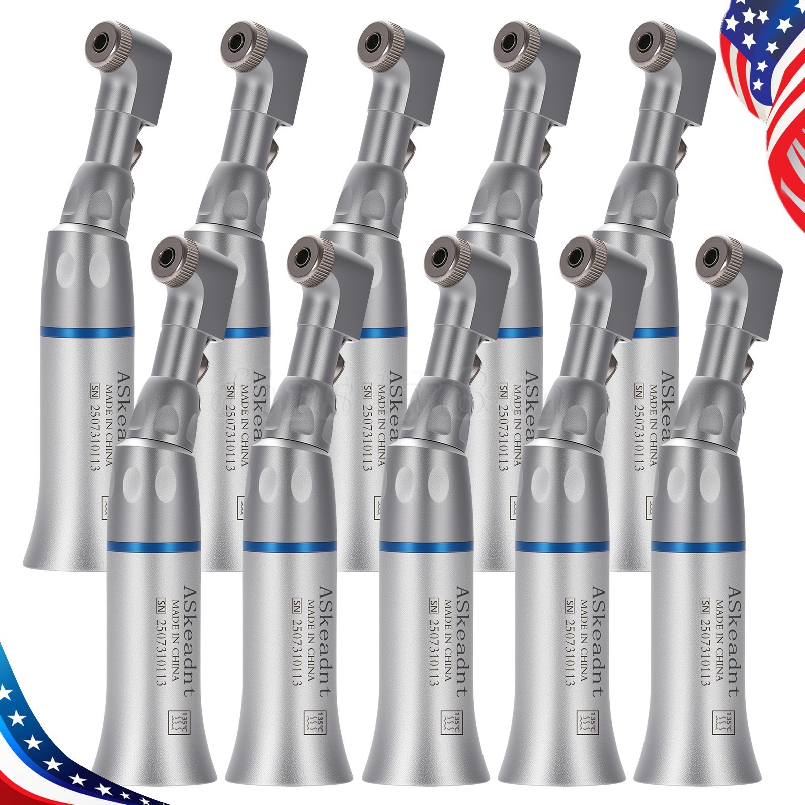 1-10 NSK Type Dental Slow Speed Contra Angle Handpiece Latch E-type contrangulo